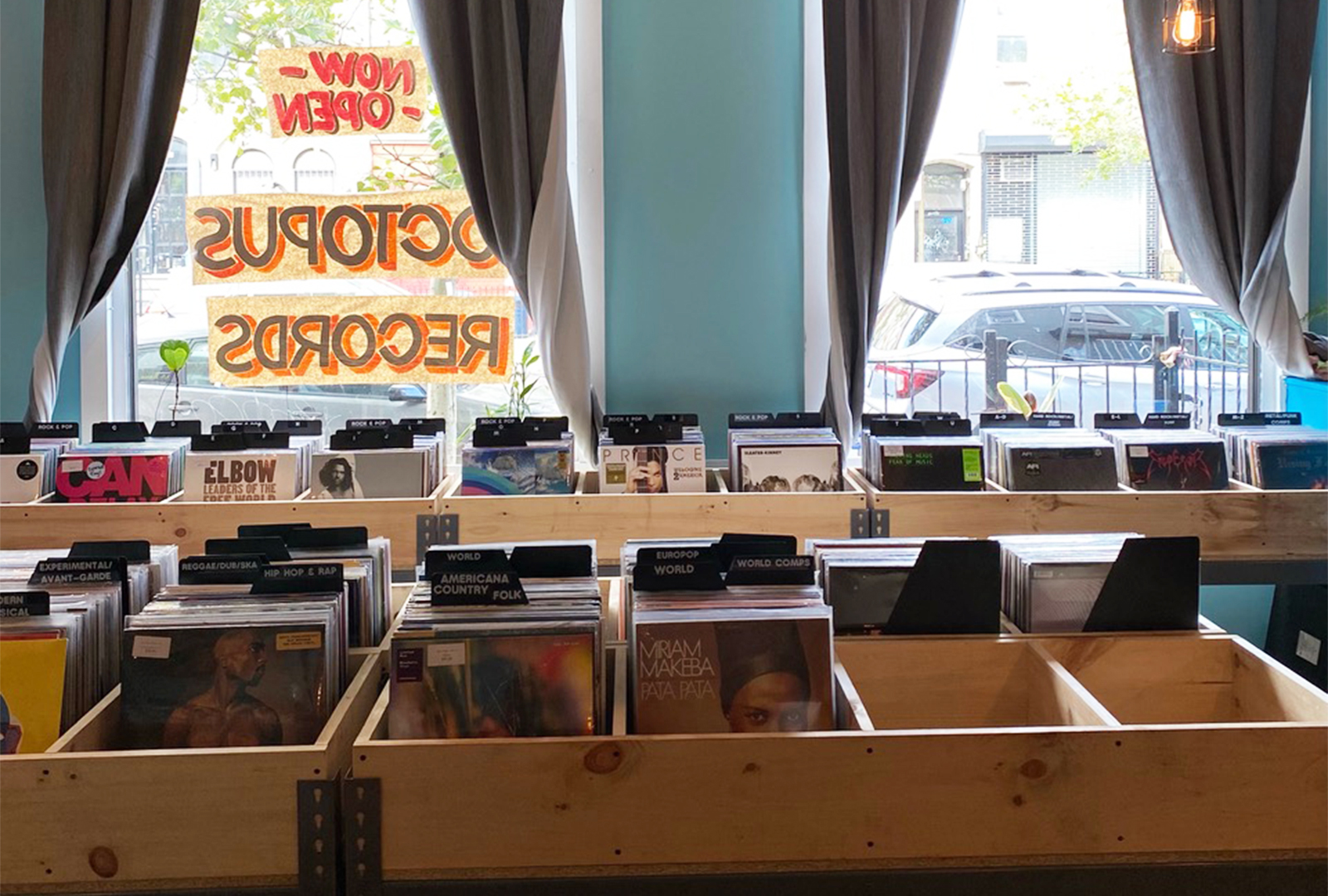 A new record shop has opened in Brooklyn