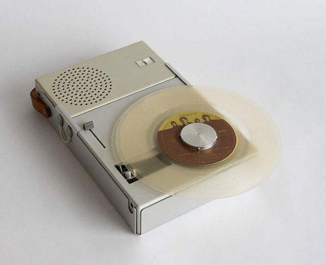 battery operated portable record player