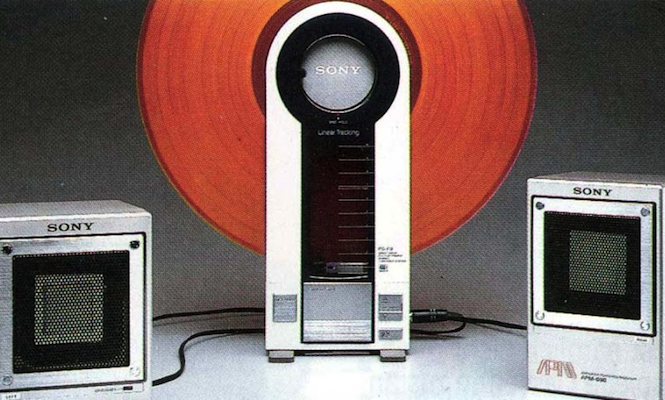 Gramovox Classic Floating Record vertical turntable