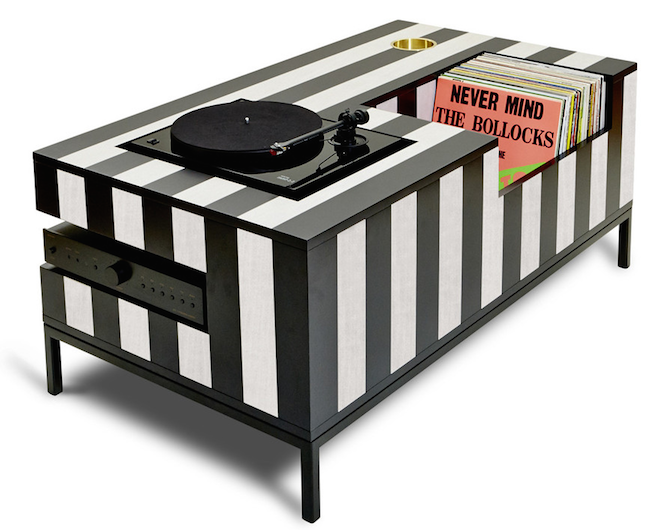 10 Incredible Record Player Consoles To, Vintage Record Player Coffee Table
