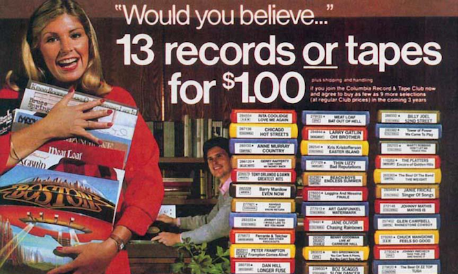 How Columbia House & other mail-order record clubs sold vinyl