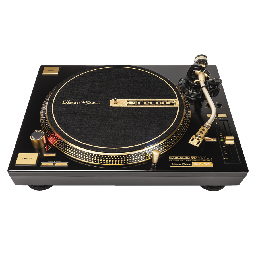 Reloop celebrates 20 years with limited edition gold turntable - The Vinyl  Factory