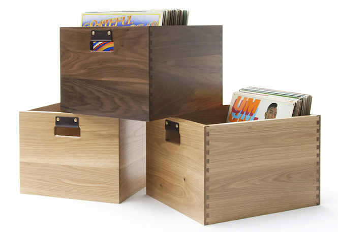 Vinyl Record Storage Crates These Wood LP Record Boxes come in a 3 pack for  added savings and Free U.S. Shipping $125.99