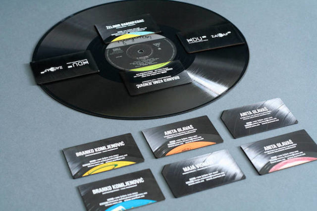 Check out these playable vinyl business cards | The Vinyl Factory