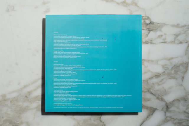 Wolfgang Tillmans has released his first ever record - The Vinyl Factory