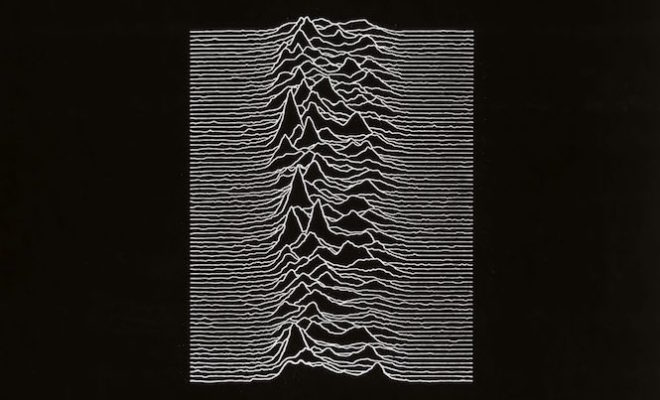 Joy Division's Unknown Pleasures album cover