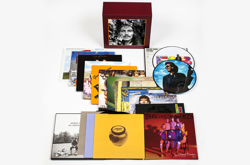 George Harrison's solo LP box set and limited edition turntable