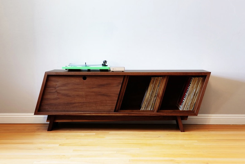Learn To Build Your Own Sleek Record Player Console