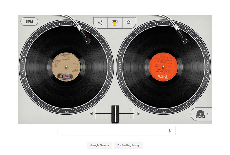 DJ iconic hip hop records on Google's virtual turntables to