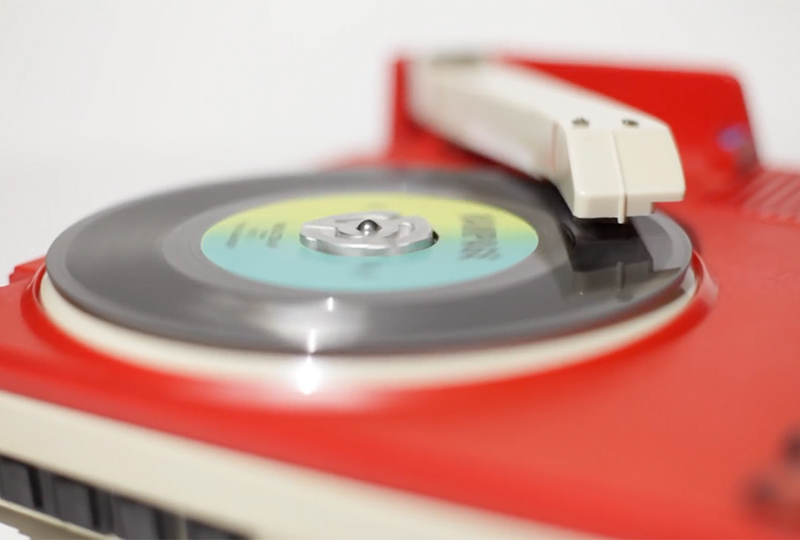 Toy store record player