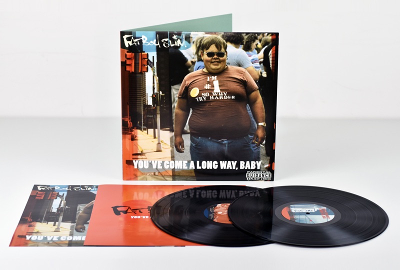 Fatboy Slim reissues You've Come A Long Way, Baby in a pizza box