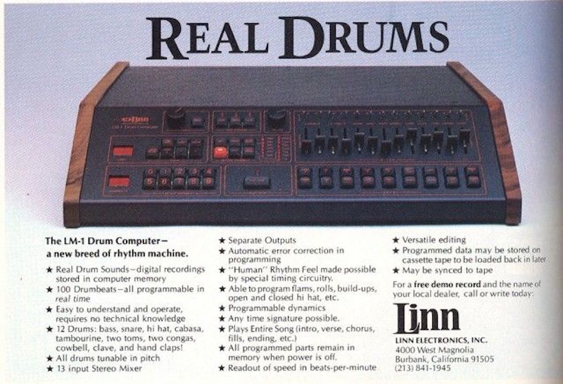 Lm1 shop drum machine