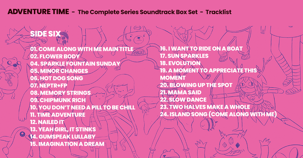 Adventure Time complete soundtrack collected in new quadruple vinyl box set