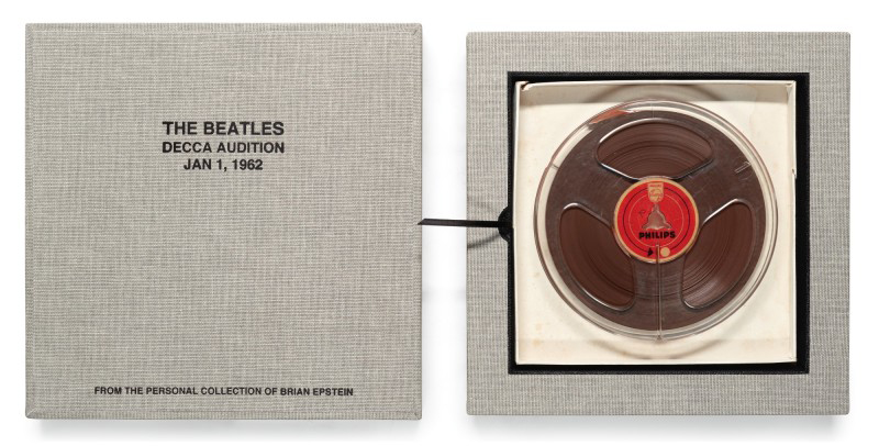 Rare Beatles audition tape goes up for auction