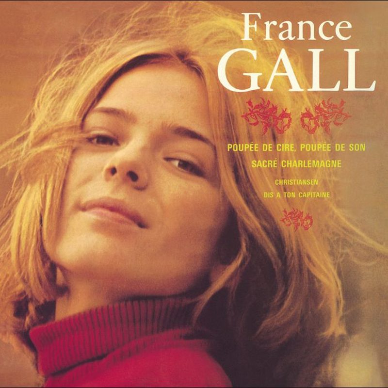 Color portrait of France Gall