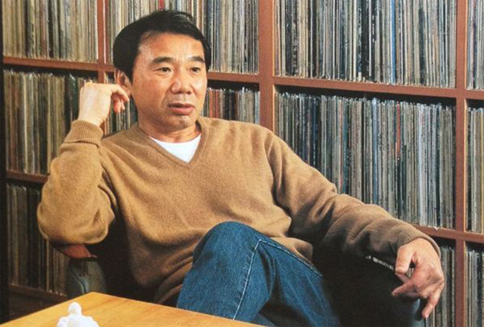 Designed to Last on Instagram: Haruki Murakami at home in his listening  room