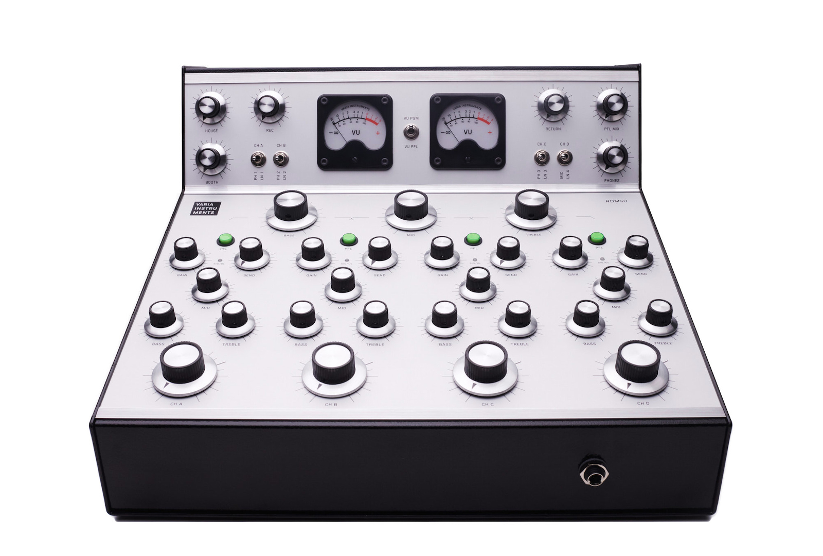 Varia unveils new four-channel rotary mixer, RDM40