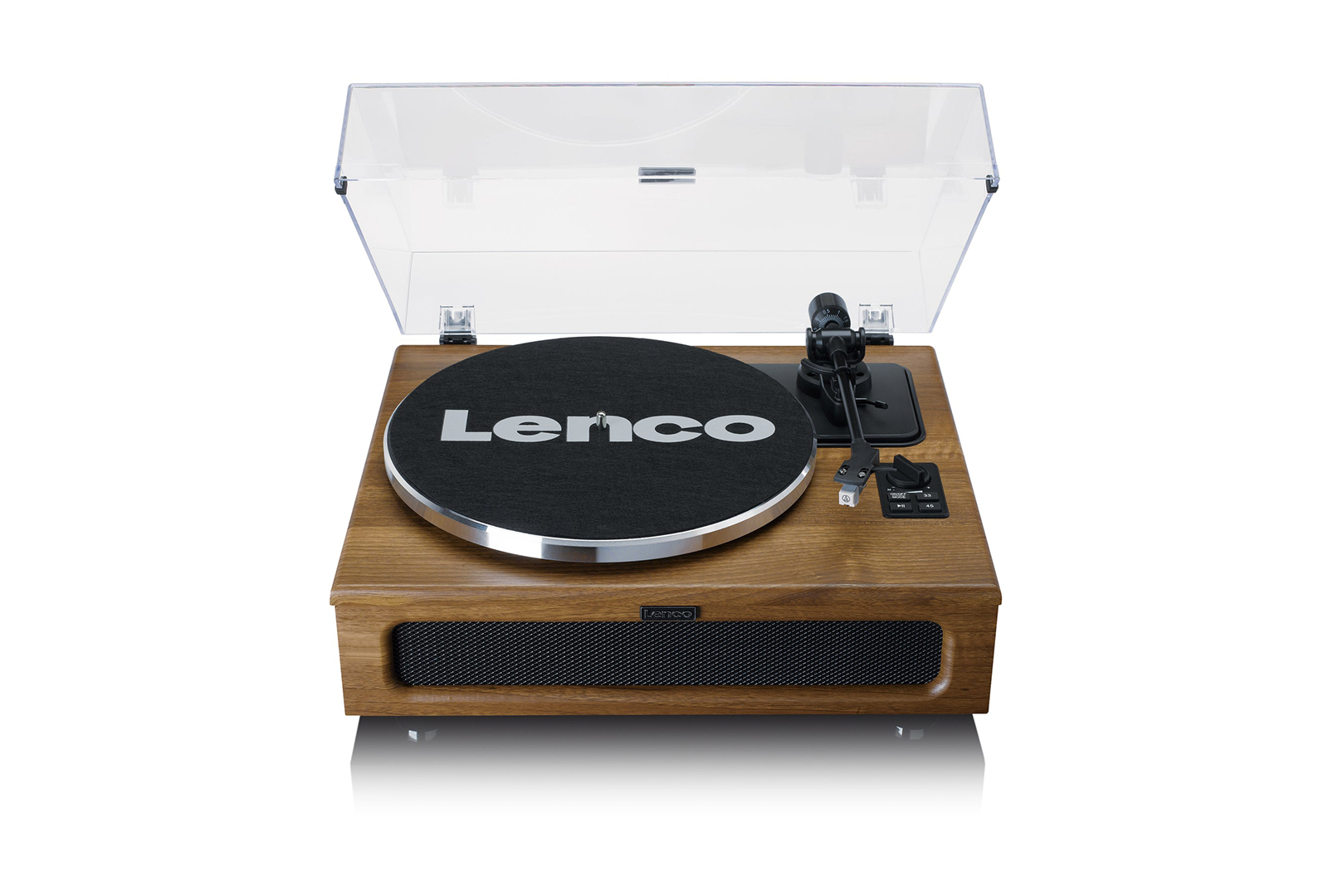 Lenco LS-440 Turntable with Speakers, Grey