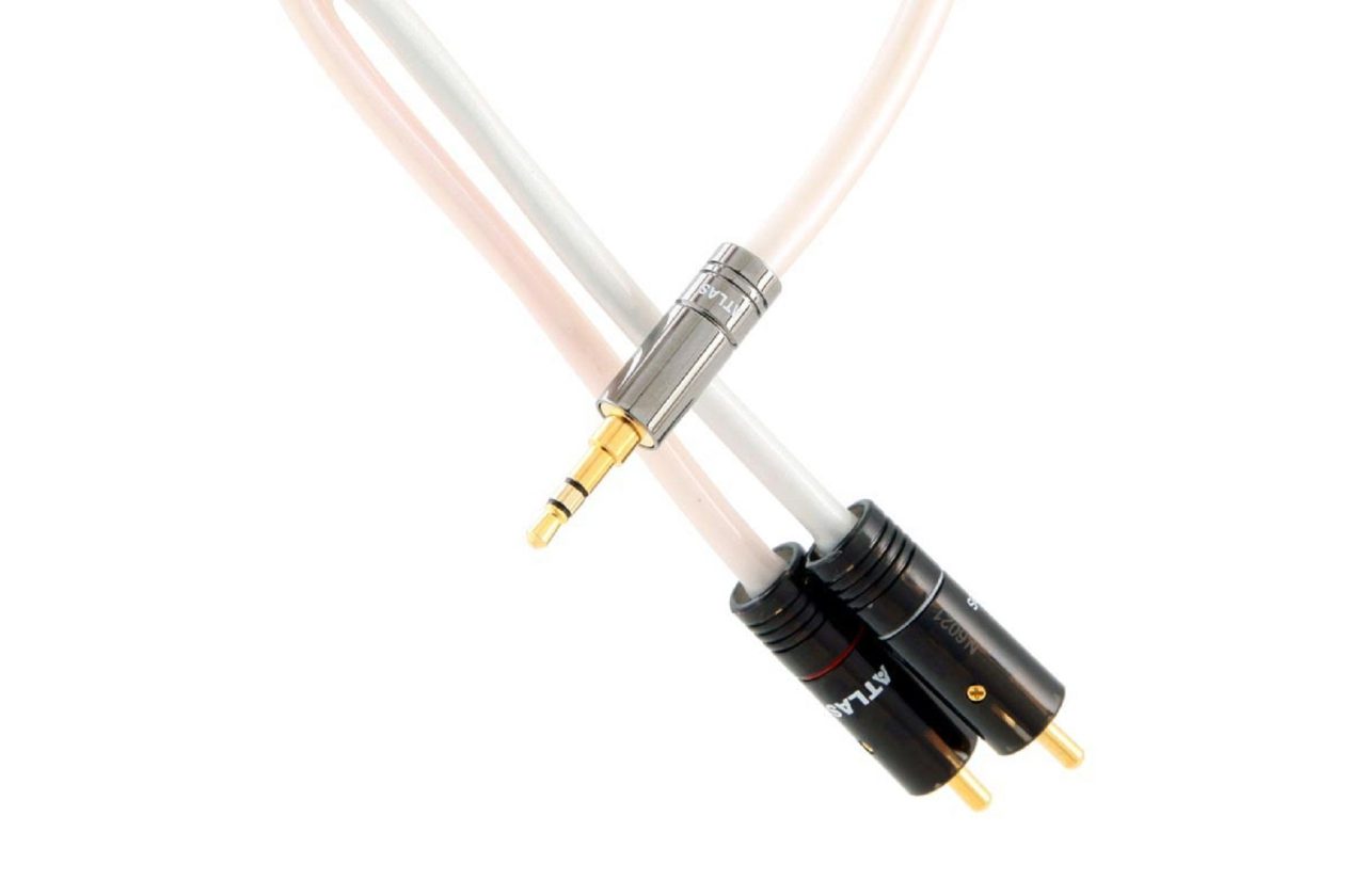 MUSIC STORE Phono RCA Cable 1 m Metal Connectors