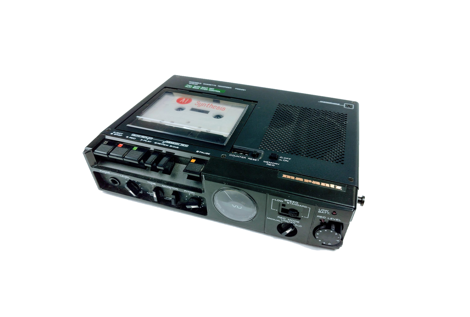 Premium Photo  Analog stereo open reel tape deck recorder player