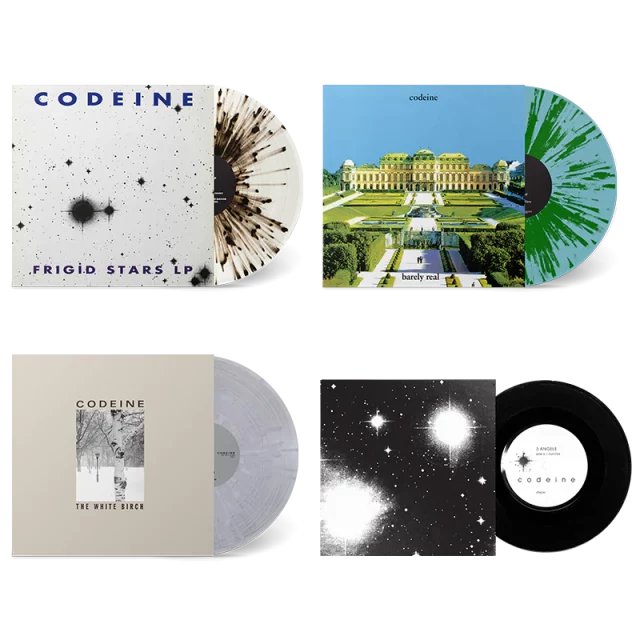 codeine Frigid Stars LP, Barely Real LP, The White Birch 